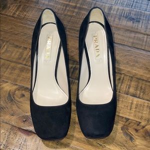 Gently used women’s Prada platform heels